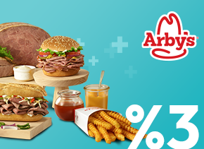 AdaletKart ile TAB Gıda’ya bağlı Arby’s şubelerinden yapacağınız harcamalarda %3 nakit iade fırsatı sizi bekliyor.