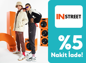 AdaletKartlılara IN Street’de %5 Nakit İade!