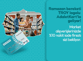 AdaletKartlılara Ramazan Market Alışverişlerinde 2.000 TL Nakit İade!