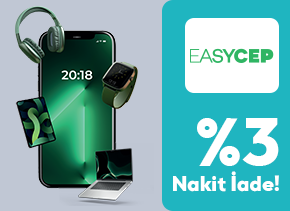 AdaletKart İle Easycep Sitesinden Yapacağınız Alışverişlerde %3 Nakit İade Fırsatı Sizi Bekliyor.