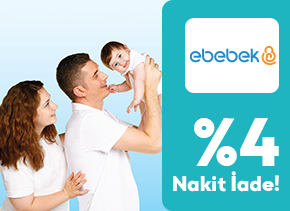 Adaletkart ile e-bebek Mağazalarından Yapacağınız Alışverişlerde %4 Nakit İade Fırsatı Sizi Bekliyor.