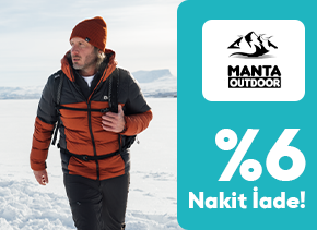 Adaletkart ile Manta Outdoor Mağazalarından Yapacağınız Alışverişlerde %6 Nakit İade Fırsatı Sizi Bekliyor.