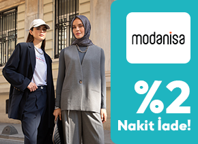 Adaletkart ile Modanisa Mağazalarından Yapacağınız Alışverişlerde %2 Nakit İade Fırsatı Sizi Bekliyor.