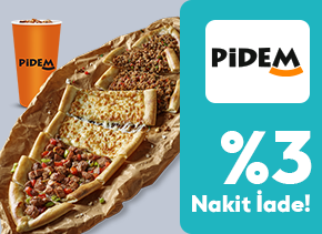 AdaletKartlılara Pidem Harcamalarında %3 Nakit İade!