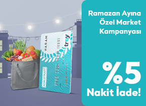 AdaletKart’tan Markette %5 Nakit İade!